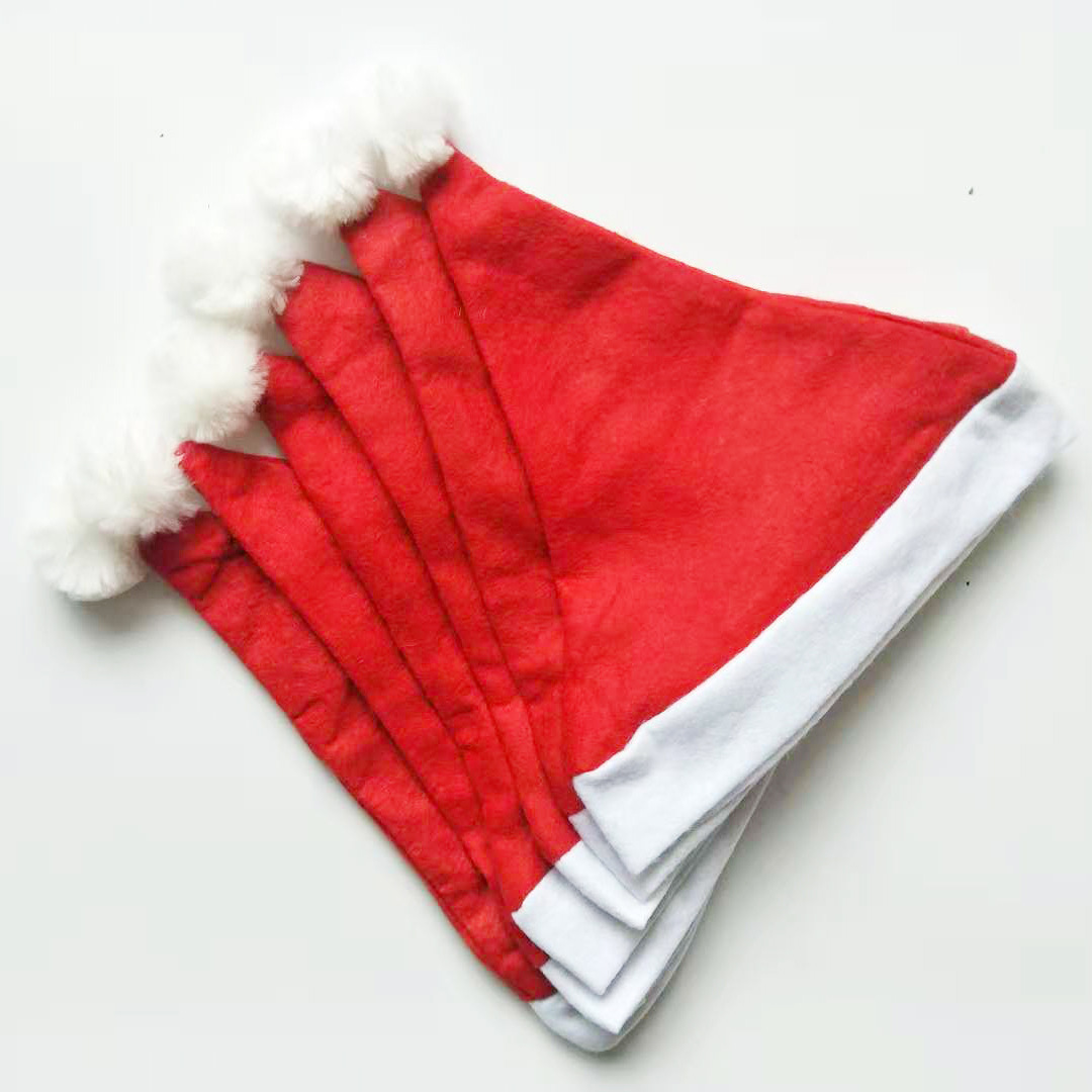 Men Accessories Unique - メリークリスマスハット 不織布サンタクロース帽子 大人子供用 レッドクリスマスキャップ 女性男性用 新年祝祭パーティーデコレーションギフト