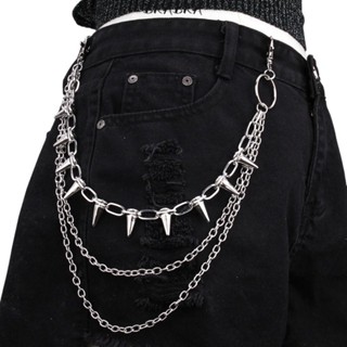 Men'S Accessories Chain - ユニセックス ヒップホップ パンクロック メタル ウエストチェーン パンツキーリング