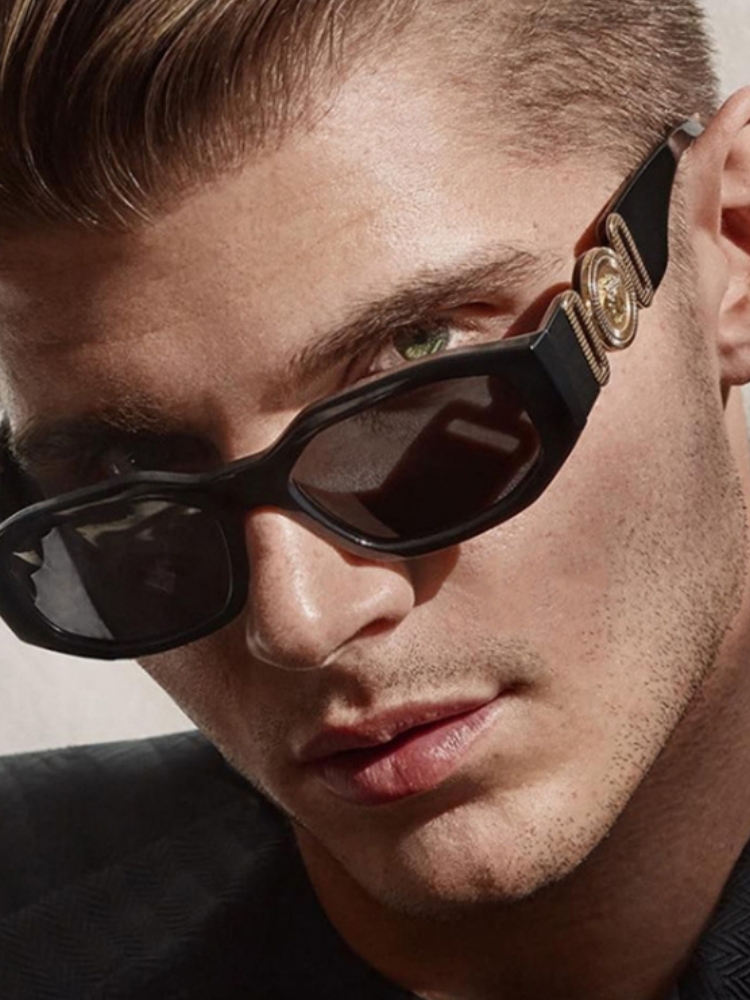 Men Accessories Online - 新しい高価値レトロサングラスファッションサングラスオンラインセレブのCAT'S Eyeを備えたPC男性と女性のペア。