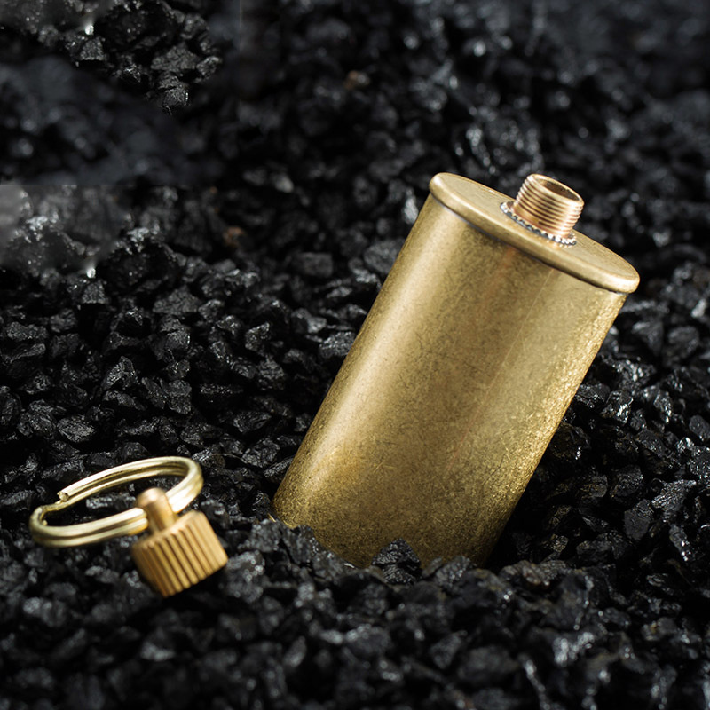 Men Accessories All - 高品質全銅オイル保存ボトルジッポーゾロライター灯油ガソリン貯蔵タンク修理アクセサリー男のギフト