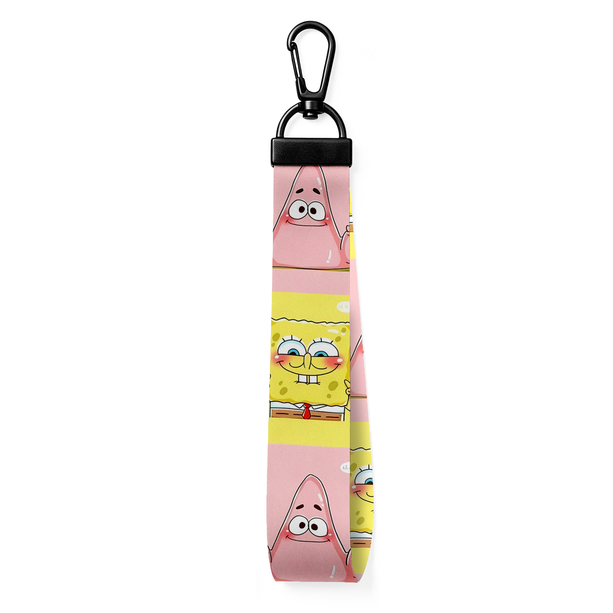 スポンジボブキーチェーン男性女性用刺繍キーかわいい漫画キーホ - Men'S Accessories Chain のレビューと価格