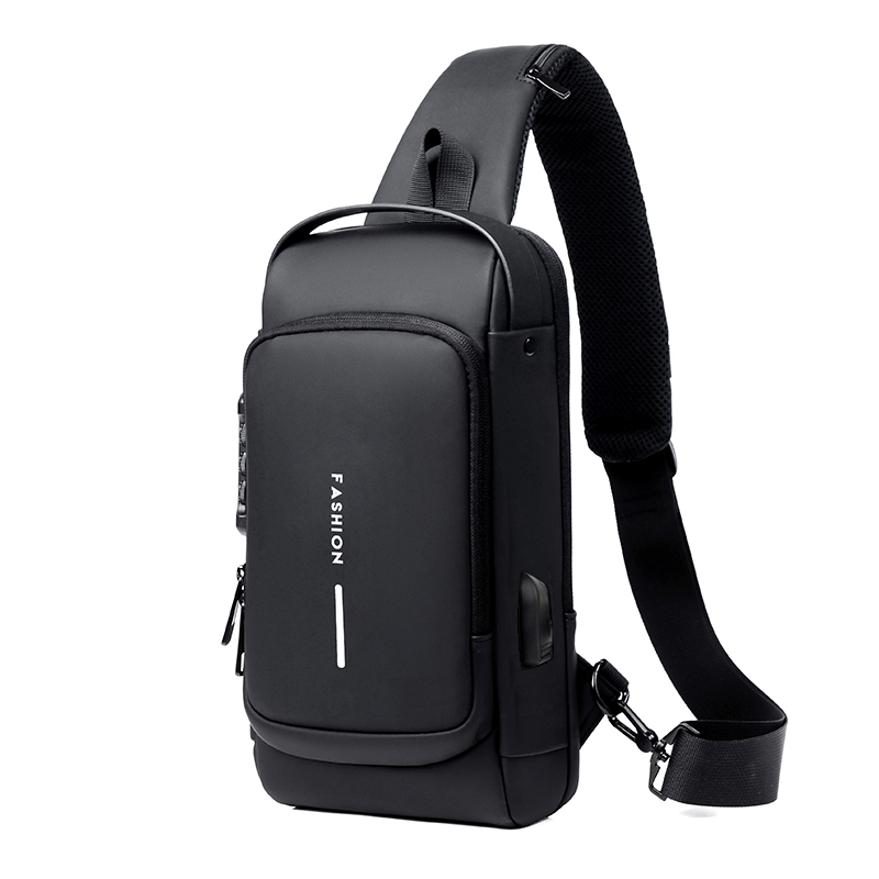 男性用多機能盗難防止USBショルダーバッグ、メンズクロスボデ - Men Accessories For Travel のレビューと価格