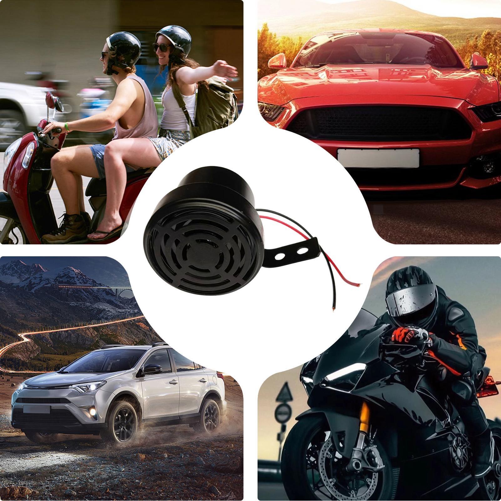 12V-80V 犬の吠え声ホーンオートバイ電気自動車用大音量 - Men Accessories Unique のレビューと価格