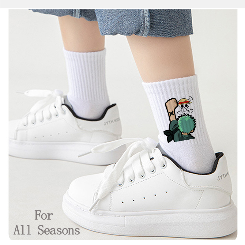 アニメワンピース男性スポーツロングソックスルフィゾロチョッパ - Men Accessories All のレビューと価格