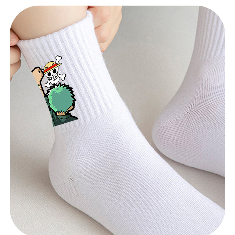 アニメワンピース男性スポーツロングソックスルフィゾロチョッパ - Men Accessories All のレビューと価格
