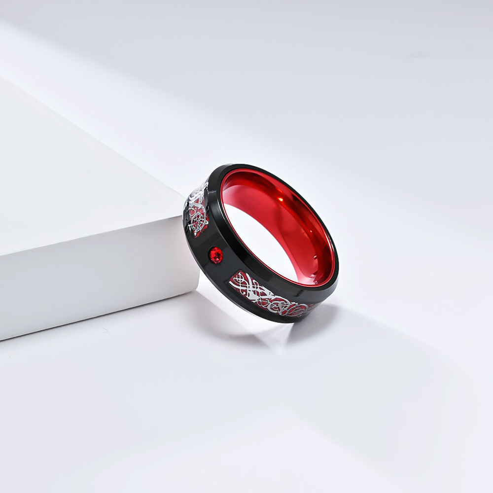 ドラゴンリングステンレス鋼ニーベルンゲン酸化アルミニウムイン - Men Accessories Shop のレビューと価格