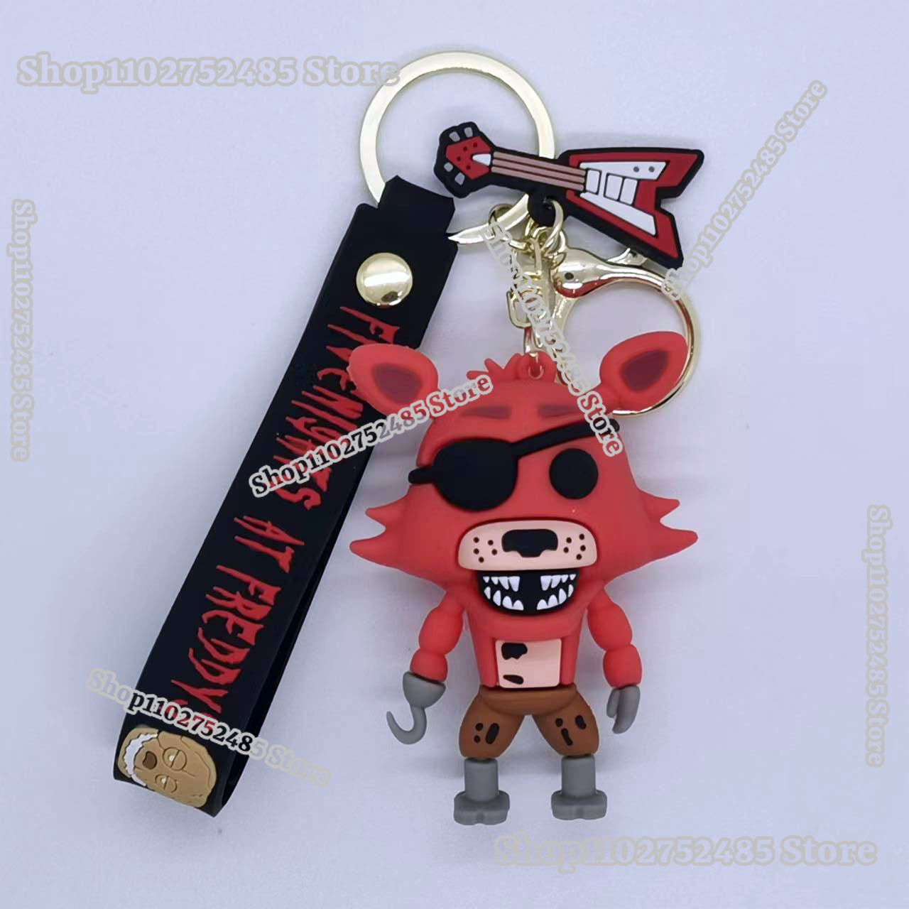 5 個漫画アニメ FNAF フィギュアキーホルダー恐ろしい人 - Men Accessories Ring のレビューと価格