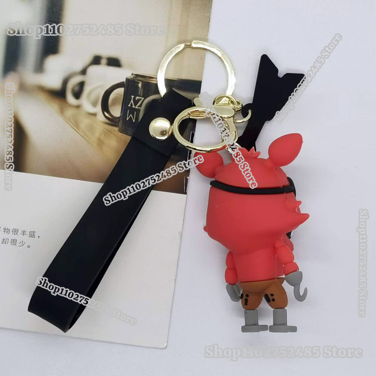 5 個漫画アニメ FNAF フィギュアキーホルダー恐ろしい人 - Men Accessories Ring のレビューと価格