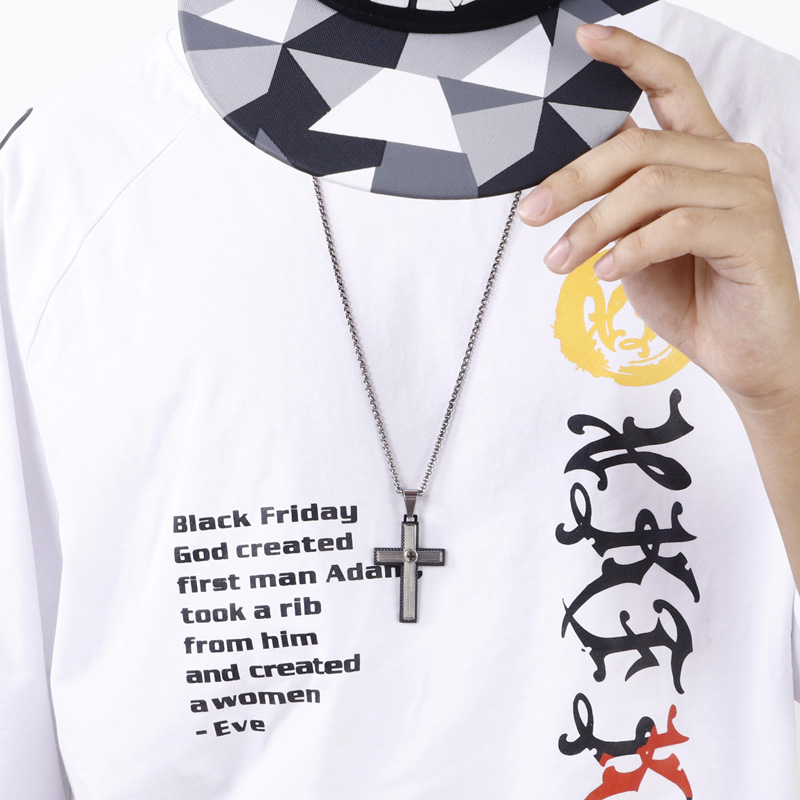 Kalen ヒップホップクロスペンダントネックレスメンズパン - Men Accessories Singapore のレビューと価格