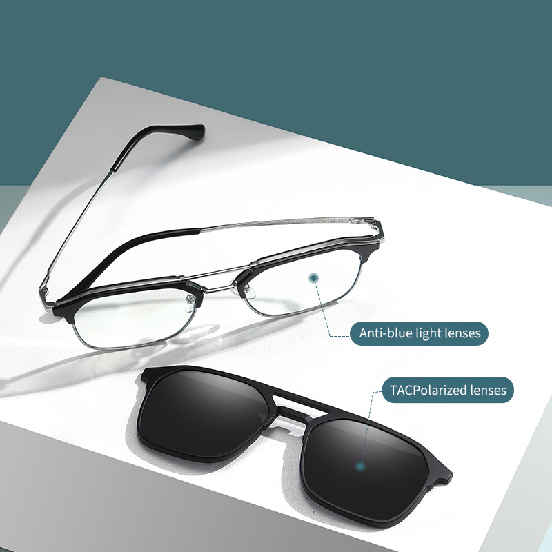 クリップオン偏光サングラス男性ファッションサングラス女性高級 - Sunglasses Polarized Men のレビューと価格