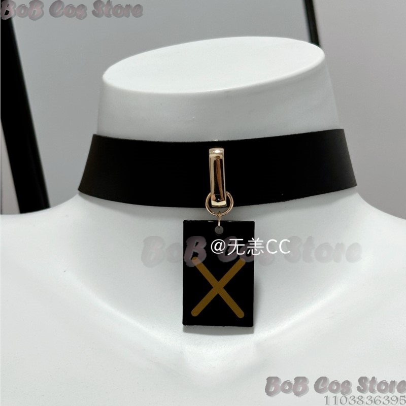 9S チョーカーゲーム Nie コスプレ衣装黒ネックレスアク - Men Accessories Necklace のレビューと価格