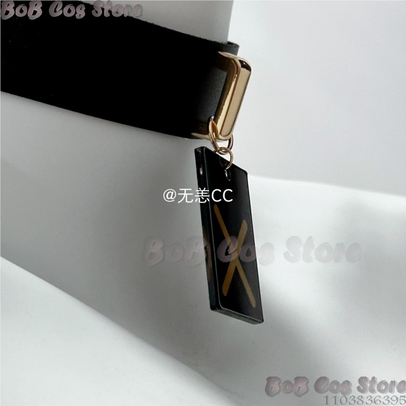 9S チョーカーゲーム Nie コスプレ衣装黒ネックレスアク - Men Accessories Necklace のレビューと価格