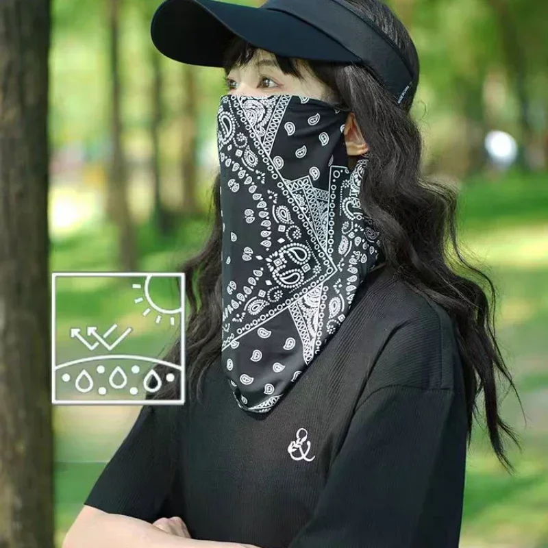 UV 保護日焼け止めマスク男性女性夏の顔ネックカバー耳スカー - Men Accessories Ring のレビューと価格