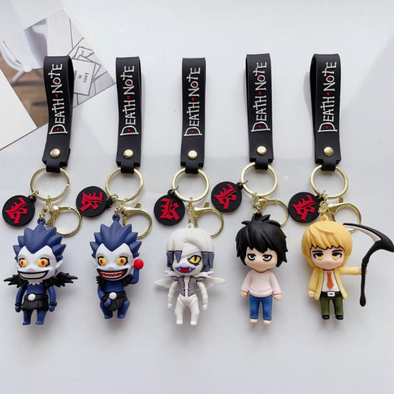 新しいアニメキーホルダー女性男性キーチェーン漫画両面ペンダン - Men'S Accessories Chain のレビューと価格