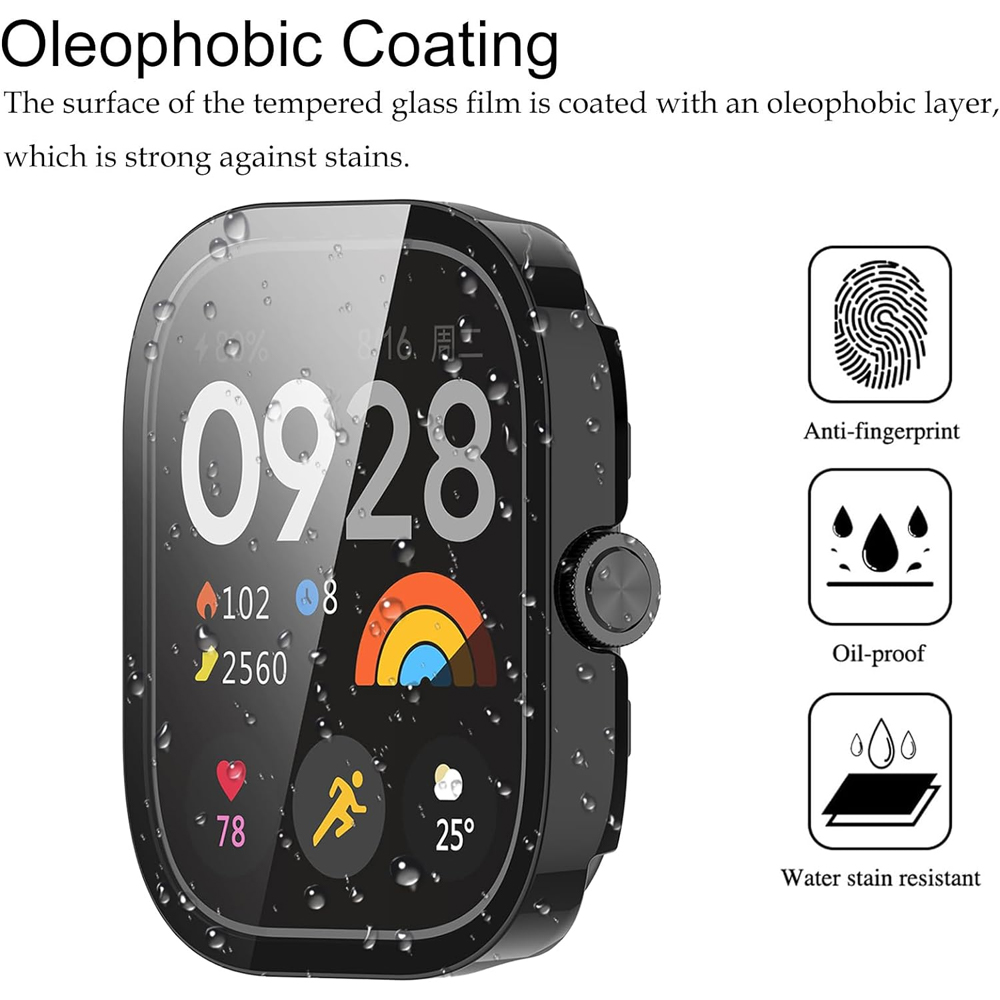 強化ガラス + ケース Xiaomi Redmi Watch - Men Accessories All のレビューと価格