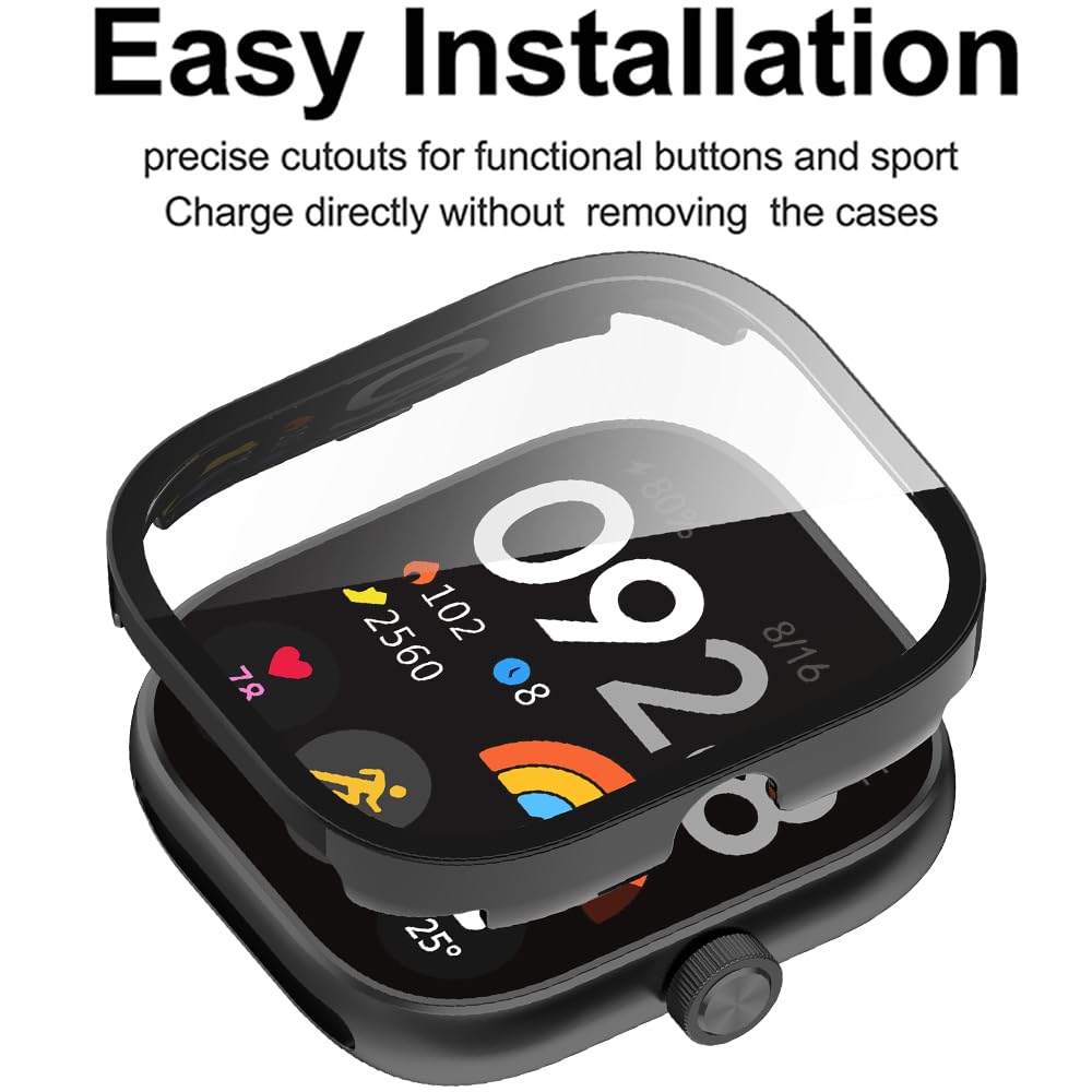 強化ガラス + ケース Xiaomi Redmi Watch - Men Accessories All のレビューと価格