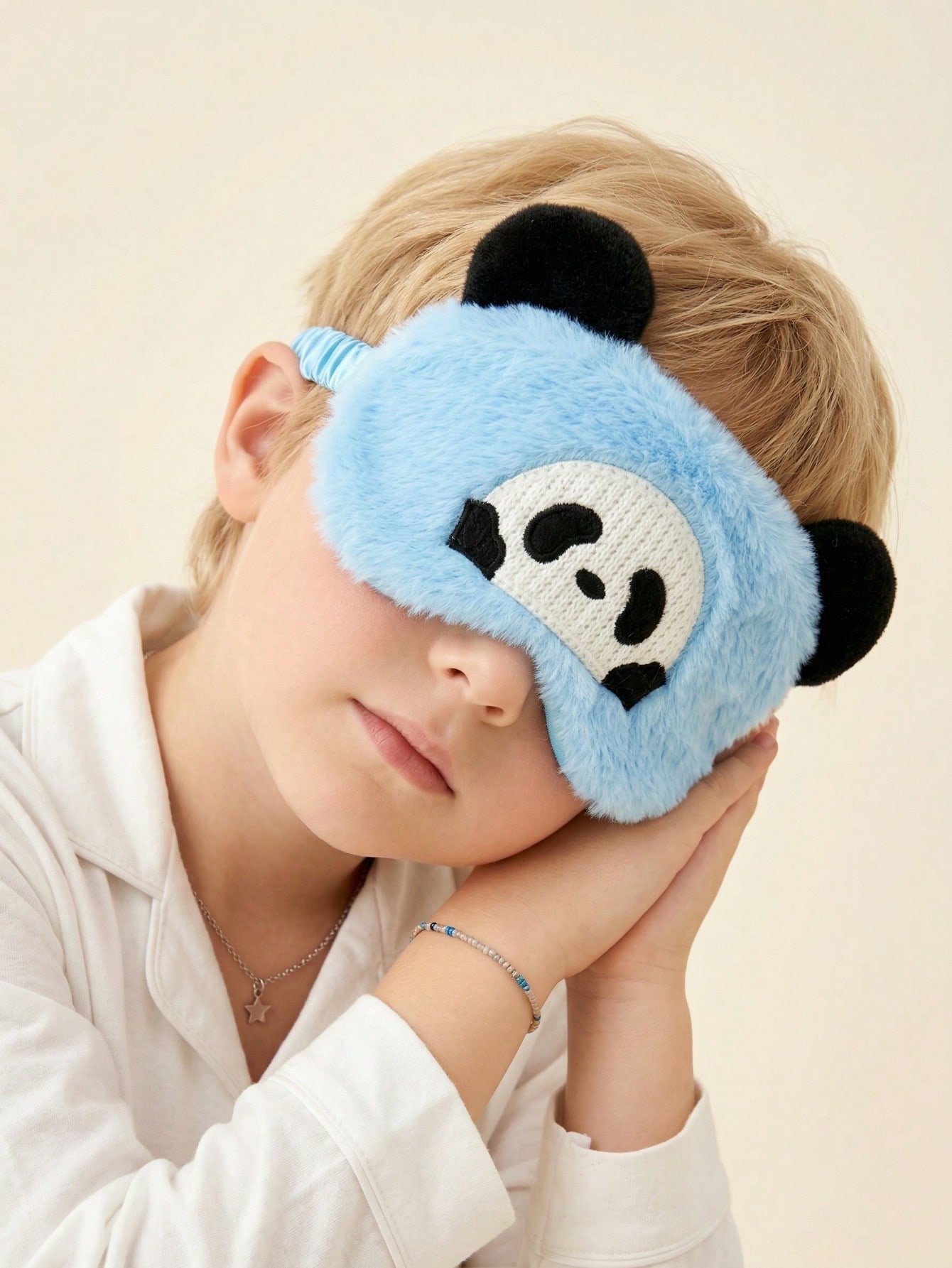1pc 14-16Y ぬいぐるみパンダスリープアイマスクソフ - Men Accessories For Travel のレビューと価格
