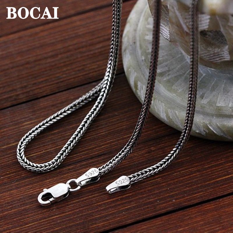 BOCAI リアル S925 シルバージュエリーアクセサリー - Men Accessories Singapore のレビューと価格