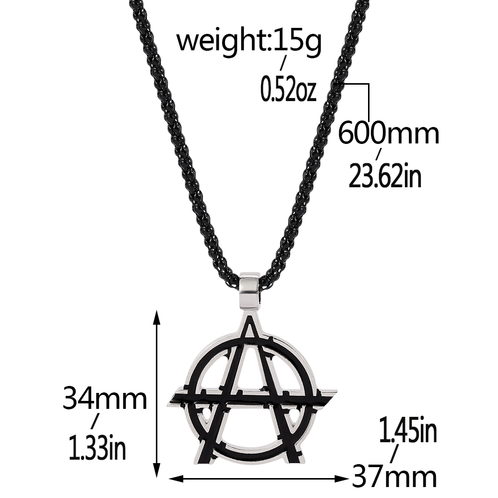 映画アベンジャーズシンボル文字 A ロゴネックレスヴィンテー - Men Accessories Necklace のレビューと価格