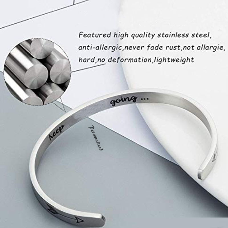 男性と女性のための彫刻のブレスレット,4〜8mmのステンレス - Men Accessories All のレビューと価格