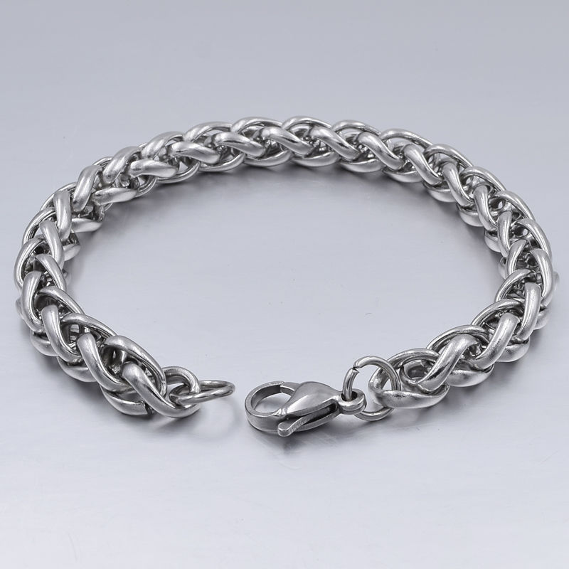 HNSP シンプルステンレススチールツイストロープチェーンハ - Men Accessories Singapore のレビューと価格