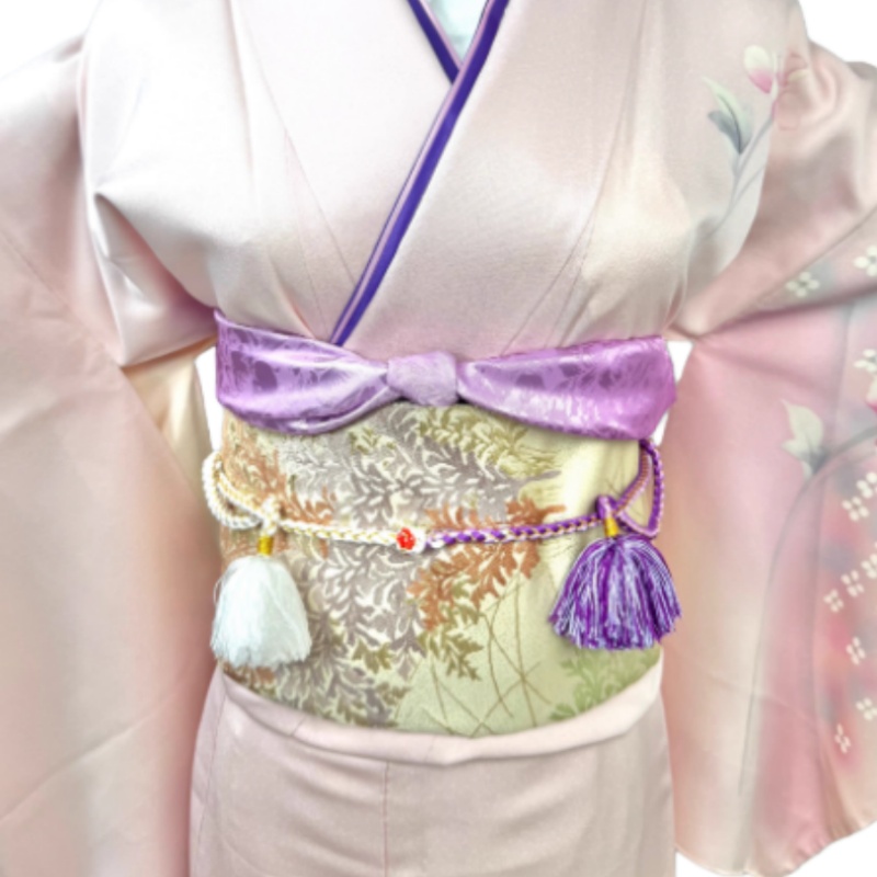 多色のフェイクネクタイ、隆起ストラップ、刺繍入りウエストバン - Men'S Kimono Accessories のレビューと価格
