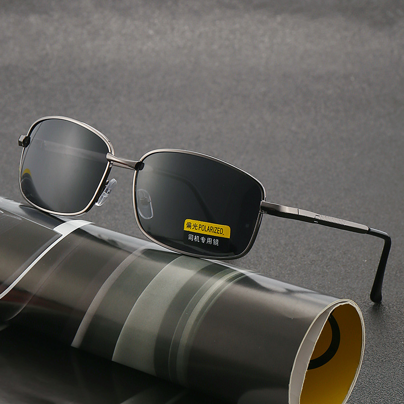 ヴィンテージ男性運転用サングラス男性のアウトドアスポーツサイ - Sunglasses Polarized Men のレビューと価格