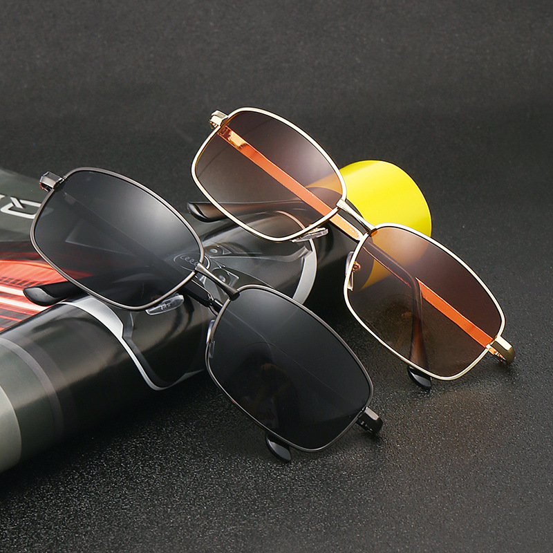 ヴィンテージ男性運転用サングラス男性のアウトドアスポーツサイ - Sunglasses Polarized Men のレビューと価格