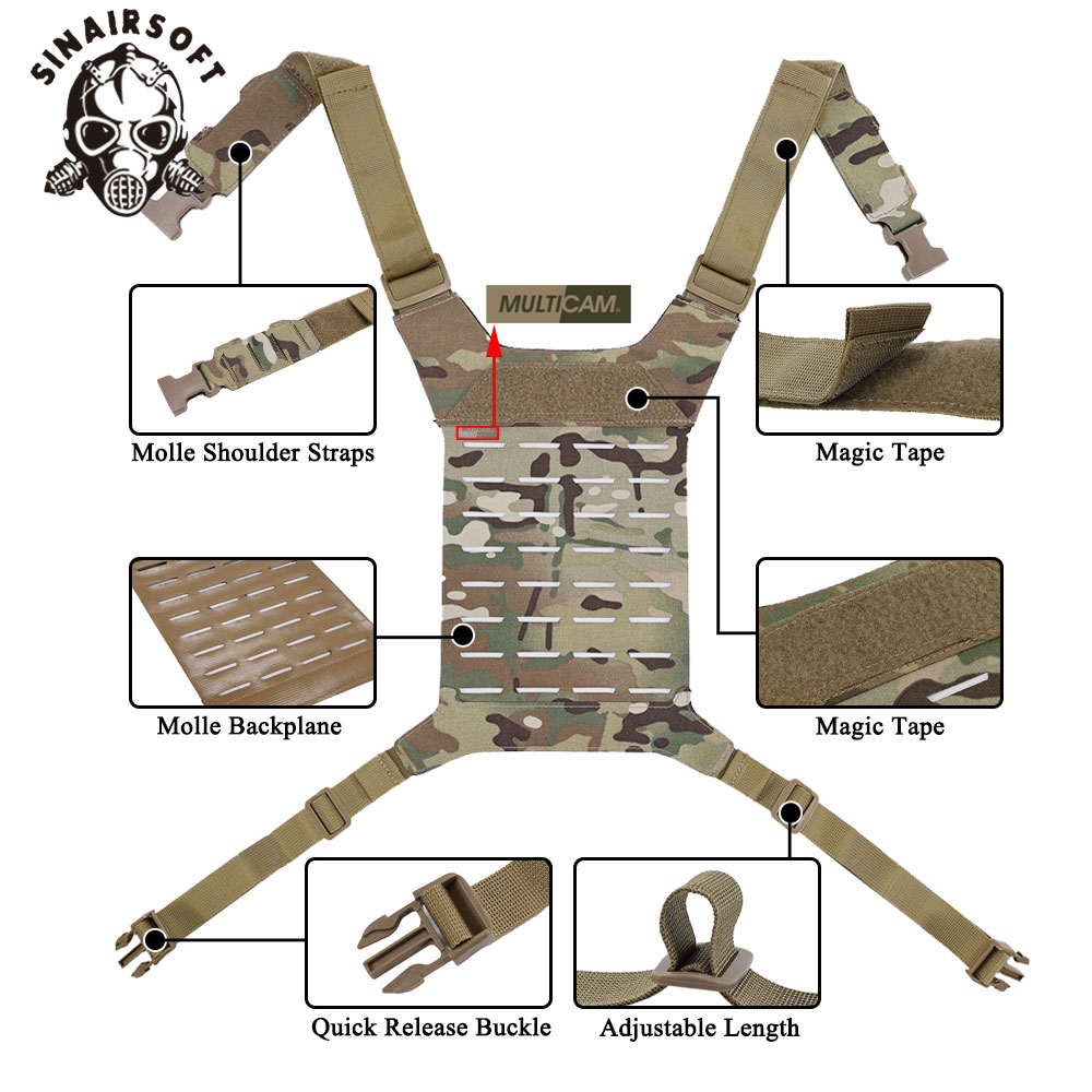 戦術 D3 SS MK チェストリグ狩猟エアガン Molle - Men Accessories Mk のレビューと価格