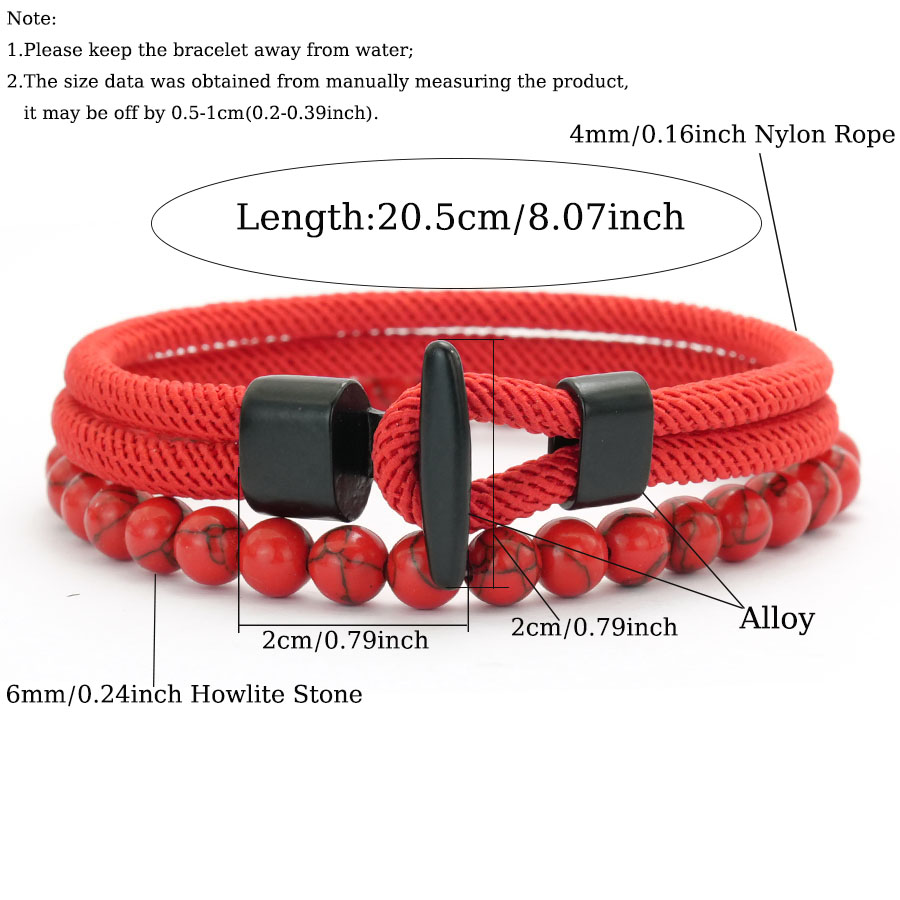 ユニークなアンカー 2 個セット男性ブレスレットセットアパレ - Men Accessories Unique のレビューと価格