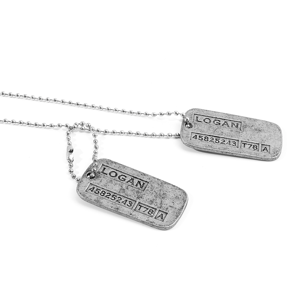X-メン ウルヴァリン ミリタリーカードネックレス - ファ - Men Accessories Necklace のレビューと価格