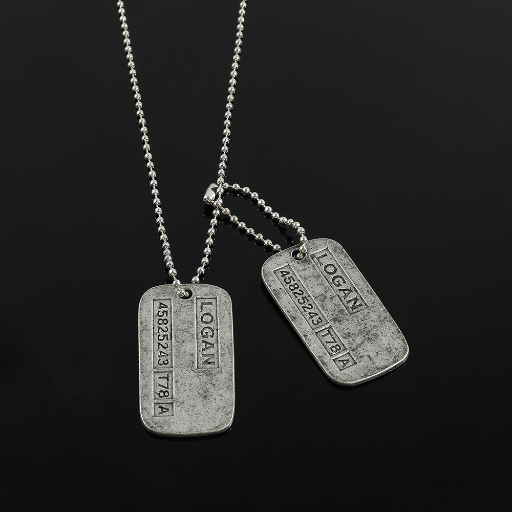X-メン ウルヴァリン ミリタリーカードネックレス - ファ - Men Accessories Necklace のレビューと価格