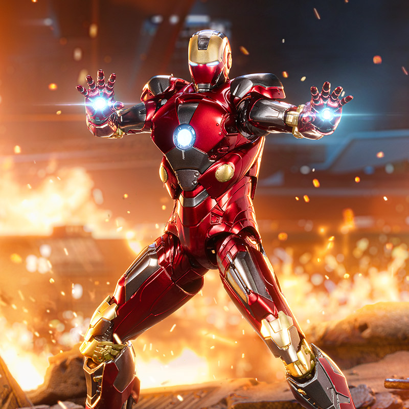 ZD Toys アベンジャーズ アイアンマン 1/10 18 - Men Accessories Mk のレビューと価格