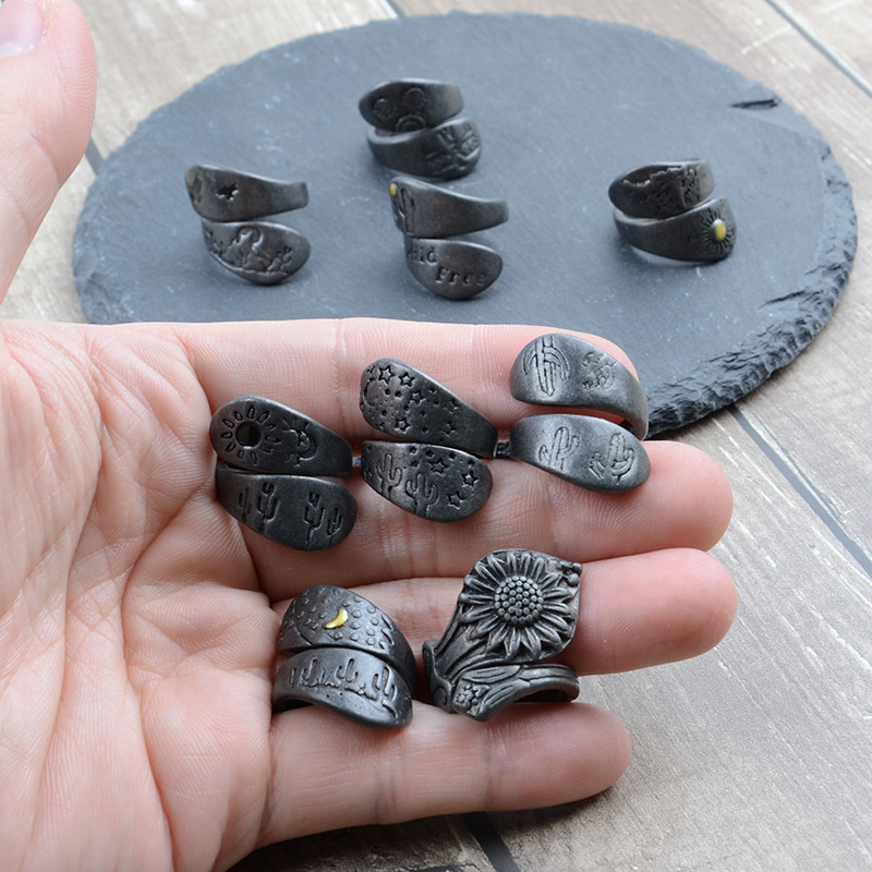 DIYアクセサリー Amazon越境販売 レトロ メンズ＆レ - Men Accessories Ring のレビューと価格