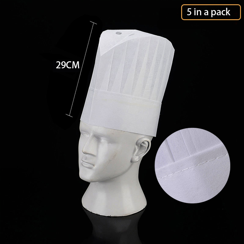 レストランやキッチン用の使い捨てで通気性のあるシェフの帽子, - Men Accessories Shop のレビューと価格