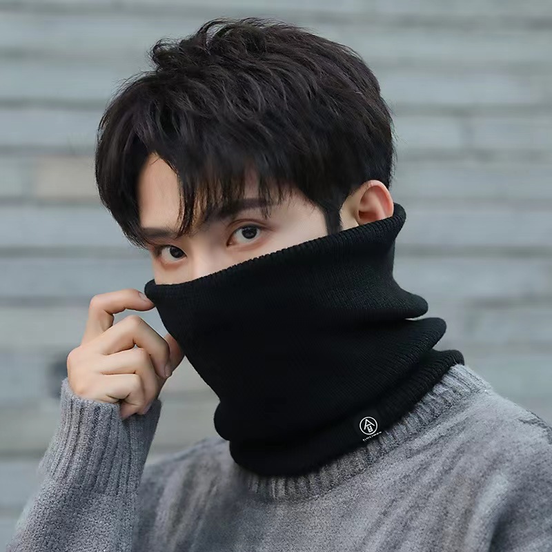 冬用ネックウォーマー スカーフ フリース裏地付き 防風ゲート - Men Accessories Ring のレビューと価格