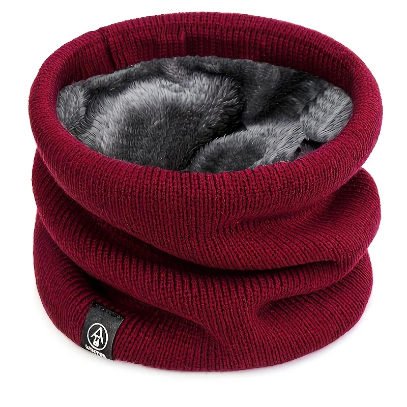 冬用ネックウォーマー スカーフ フリース裏地付き 防風ゲート - Men Accessories Ring のレビューと価格