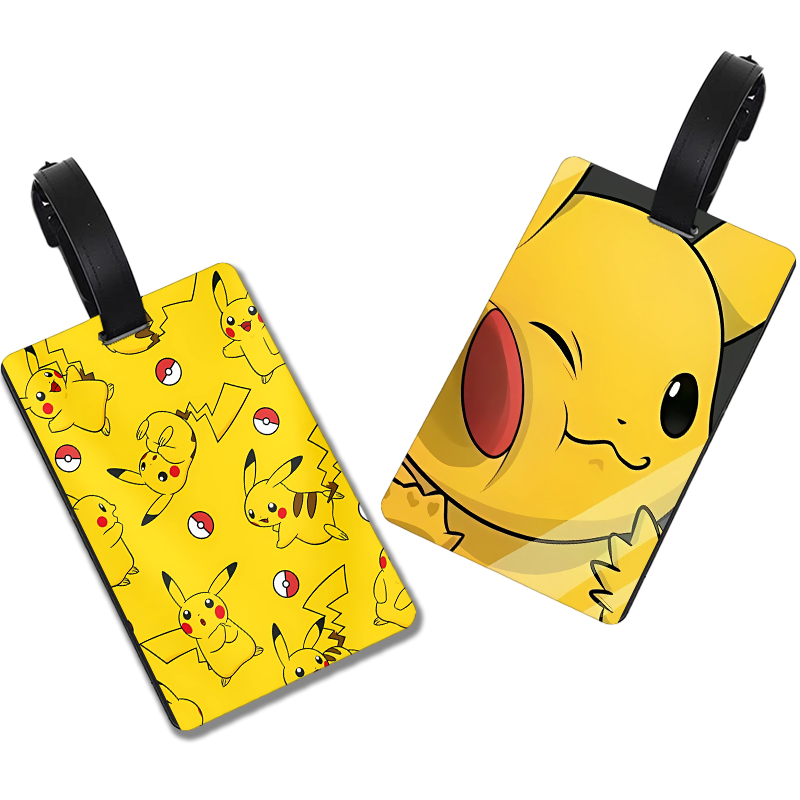 ポケモン漫画荷物タグかわいいプライバシー保護手荷物タグピカチ - Men Accessories For Travel のレビューと価格