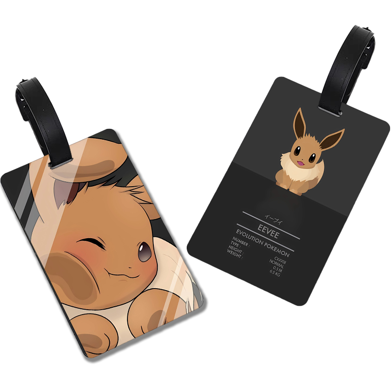 ポケモン漫画荷物タグかわいいプライバシー保護手荷物タグピカチ - Men Accessories For Travel のレビューと価格