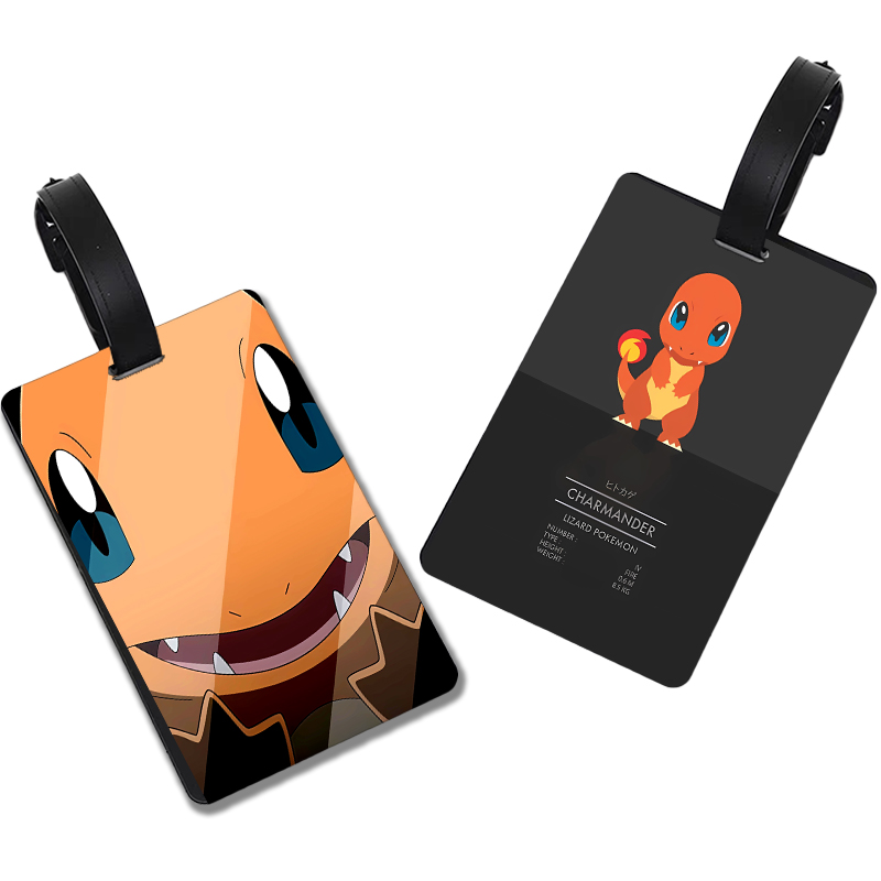 ポケモン漫画荷物タグかわいいプライバシー保護手荷物タグピカチ - Men Accessories For Travel のレビューと価格
