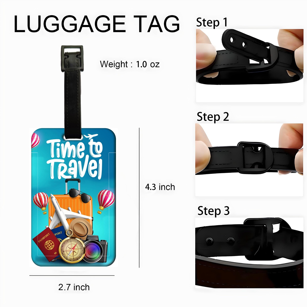トラベルスタイル荷物タグ男性女性旅行荷物ラベルクラシックスー - Mens Accessories Style のレビューと価格