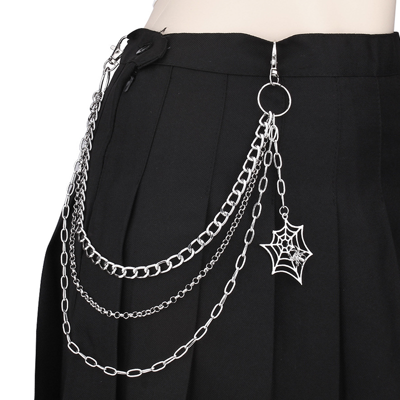 男性と女性のためのパンクメタルパンツチェーン、ヒップホップウ - Men'S Accessories Chain のレビューと価格