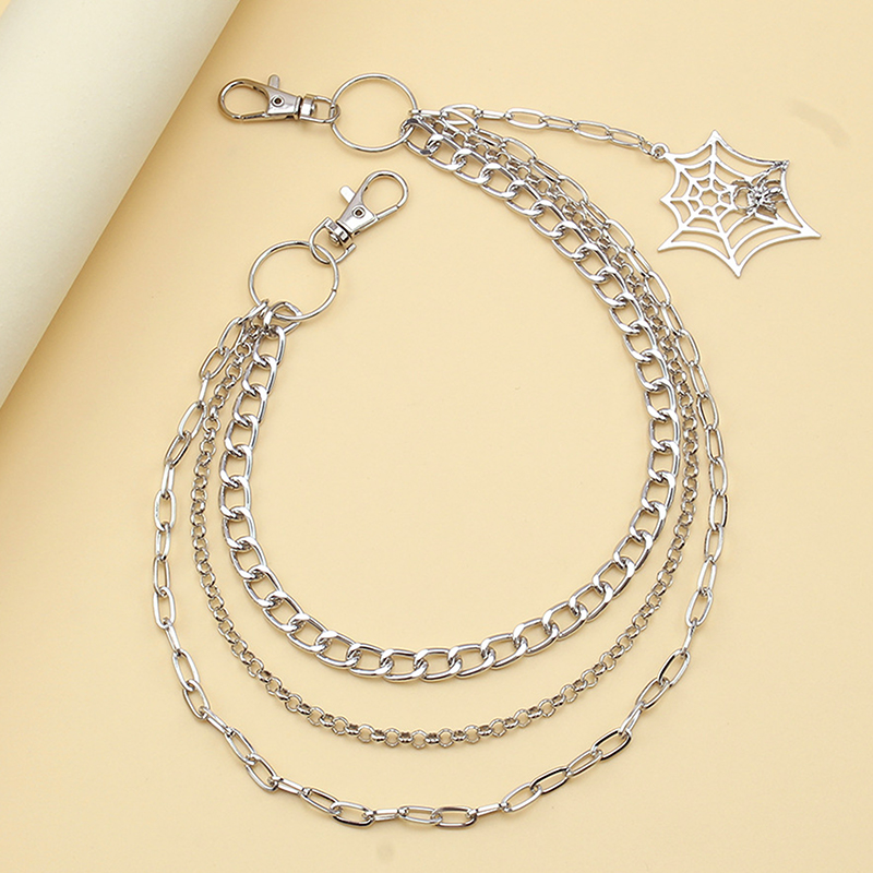 男性と女性のためのパンクメタルパンツチェーン、ヒップホップウ - Men'S Accessories Chain のレビューと価格