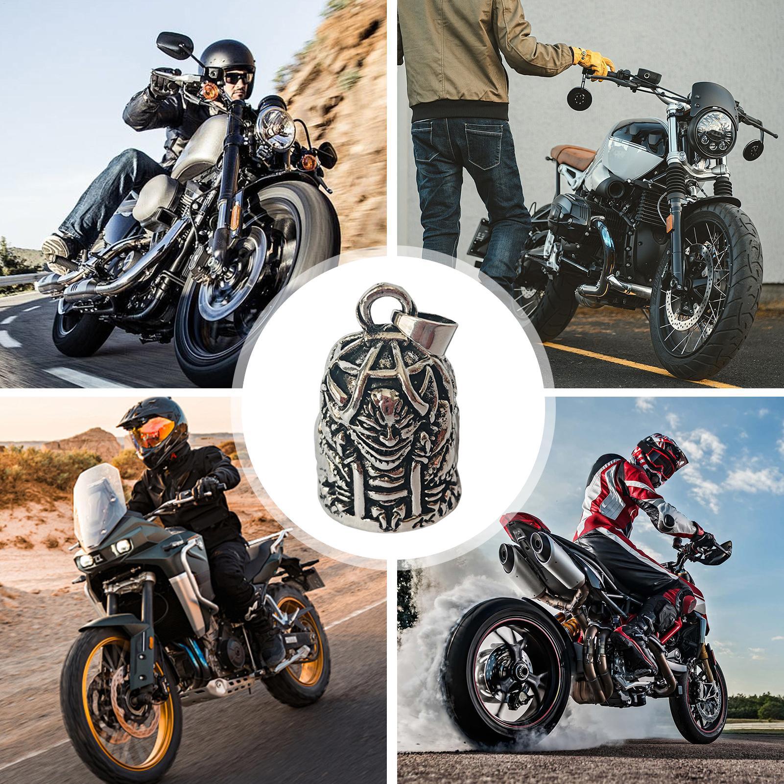 オートバイスタイルレトロケージ悪魔乗馬ラッキーベルオートバイ - Mens Accessories Style のレビューと価格