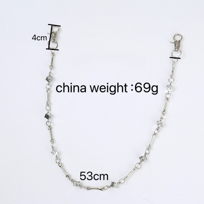 パンクロック・ヒップホップ・ユニセックス・ドッグボーン・ダイ - Men'S Accessories Chain のレビューと価格