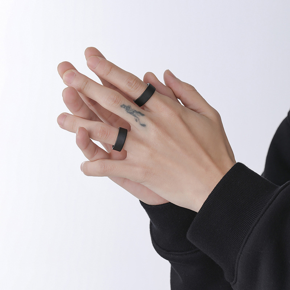 少量卸売 4 ミリメートルマットブラックセラミックリング男性 - Men Accessories Shop のレビューと価格
