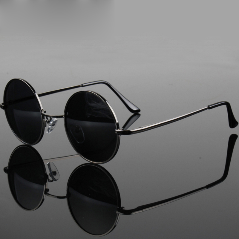 レトロヴィンテージラウンドサングラス男性ブランドデザイナーサ - Sunglasses Polarized Men のレビューと価格