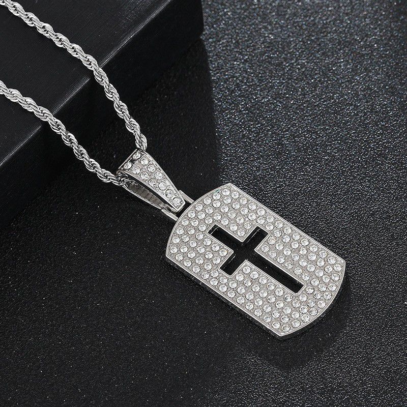 ヒップホップパーソナリティペンダントネックレス多用途トレンデ - Men Accessories Singapore のレビューと価格